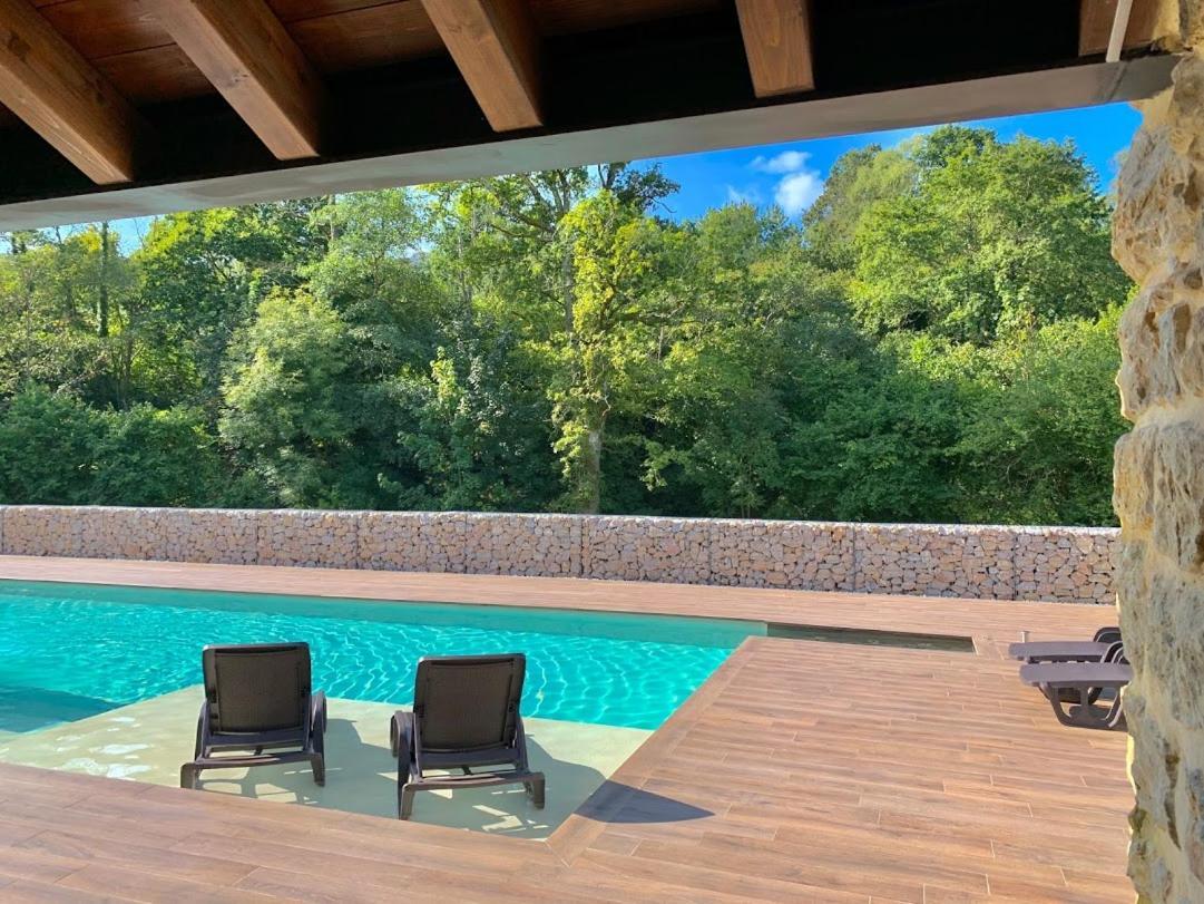 2 Apartamentos En Villa Con Piscina Privada En Asturias El Marquesau Noriega Exterior foto